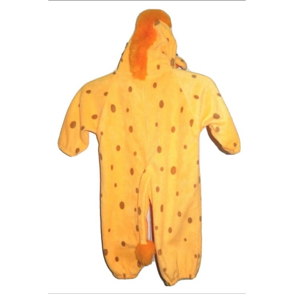 Giraffe Fleece Halloween Costume Suit Infant 18-24 Mos Zip Front Bunting Sleeper - Picture 2 of 5